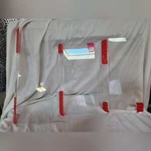 Red and Clear Stove Guard Set 3pc